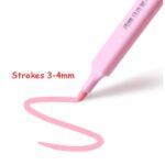 Pastel macaron acrylic marker set for journaling and DIY art by Hancraft