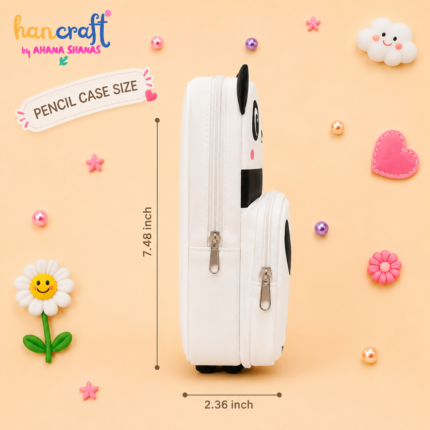 Hancraft kawaii panda pencil case with zipper cute panda pencil pouch for school stationery supplies and travel organisation