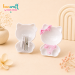 Hancraft kawaii animal pencil sharpener with assorted cute cartoon designs for kids students school stationery, and art supplies