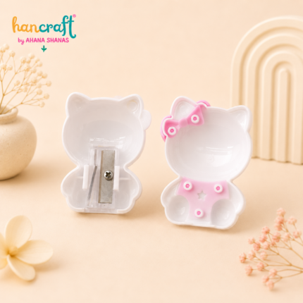 Hancraft kawaii animal pencil sharpener with assorted cute cartoon designs for kids students school stationery, and art supplies