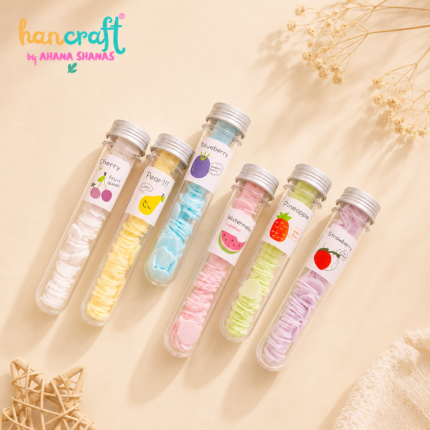 Hancraft kawaii paper soap tube with portable scented soap sheets for travel school camping hand washing and daily hygiene
