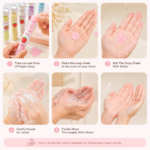 Kawaii Paper Soap Tube – Portable Scented Soap Sheets for Travel, School, Camping & Hand Washing (1 Pc) - Image 2