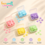 Hancraft kawaii paper soap tube with portable scented soap sheets for travel school camping hand washing and daily hygiene