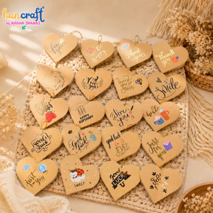 Hancraft mini gift tags best wishes thank you greeting cards for gift packaging scrapbooking bouquets and small business branding