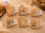 Hancraft mini gift tags best wishes thank you greeting cards for gift packaging scrapbooking bouquets and small business branding