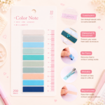Pastel transparent sticky index tabs with 200 sheets waterproof writable self adhesive page markers for books journals planners and study notes