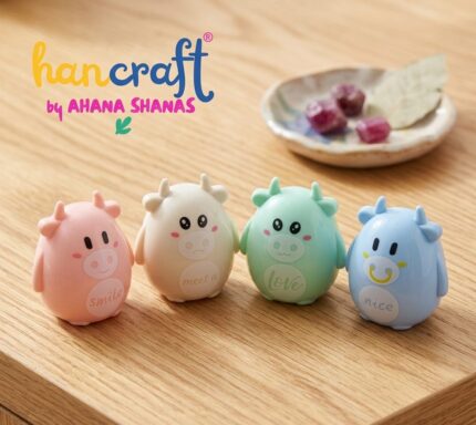 Hancraft kawaii animal pencil sharpener with assorted cute cartoon designs for kids students school stationery and art supplies