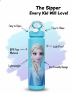 Cartoon character themed 900ml kids sipper bottle with straw leak proof BPA free school water bottle for boys and girls