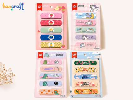 cartoon printed bandages pack of 5